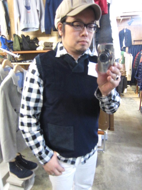 BRENIRE ・・・ 在りそで無い素材・デザインMIX の秀逸VEST!★!_d0152280_2331494.jpg