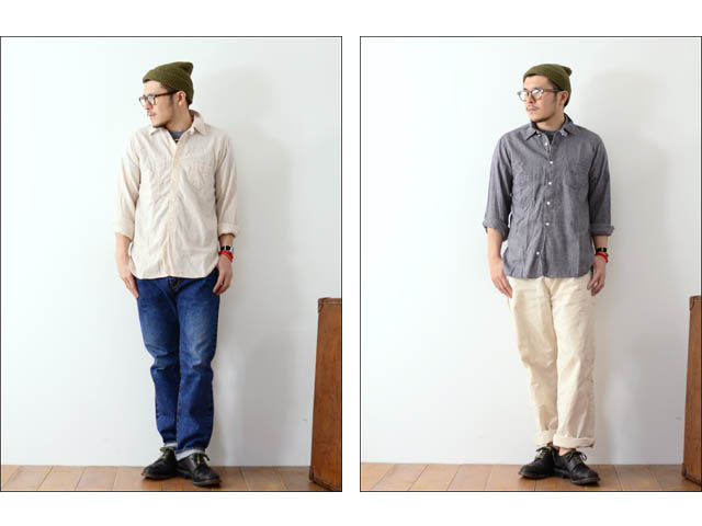 HAVERSACK×REFALT 「別注」 ツイルガーゼシャツ _f0051306_16502037.jpg