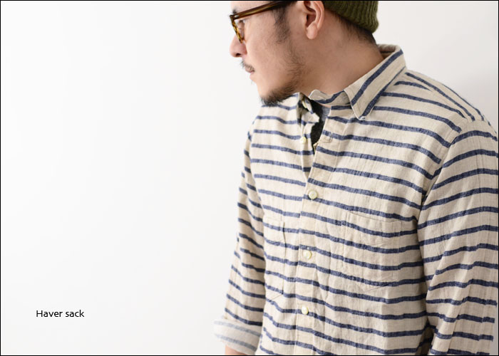 HAVERSACK×REFALT「別注」 ボーダーシャツ _f0051306_1653369.jpg