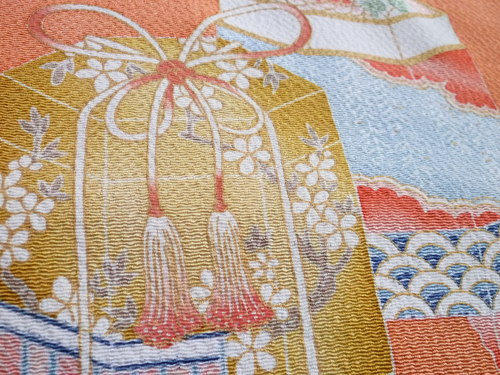 五節供小袱紗 貝合わせ <工芸キモノ 野口の小物>_d0159384_17411040.jpg