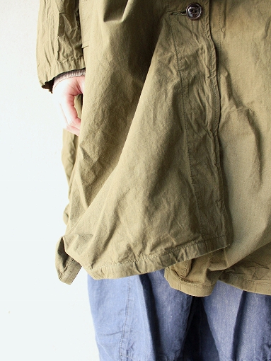 Breathed Thing　Artificial Move Coat / Olive_b0139281_1411210.jpg