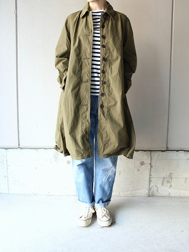 Breathed Thing　Artificial Move Coat / Olive_b0139281_1421066.jpg