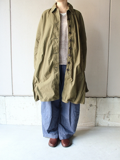 Breathed Thing　Artificial Move Coat / Olive_b0139281_142430.jpg