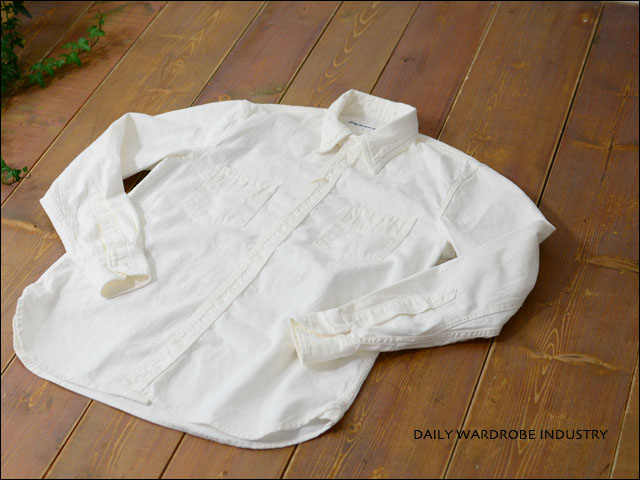 DAILY WARDROBE INDUSTRY 1ST STANDARD OPEN WHITE DENIM_f0051306_21114672.jpg