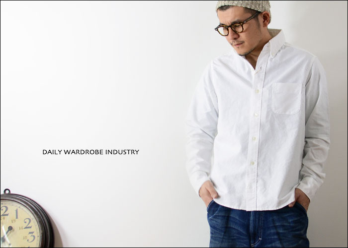 DAILY WARDROBE INDUSTRY DAILY B.D SHIRT OPEN WHITE_f0051306_21174330.jpg