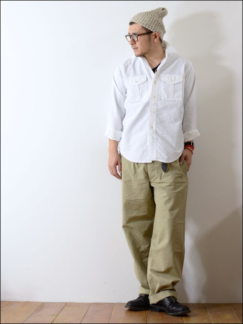 DAILY WARDROBE INDUSTRY BOY SCOUT SHIRT WHITE_f0051306_21213791.jpg