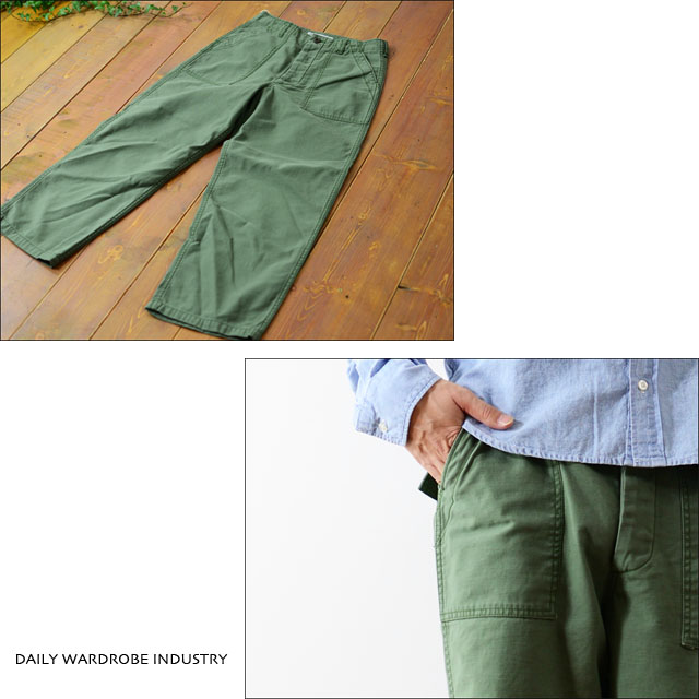 DAILY WARDROBE INDUSTRY DAILY BAKER PANTS OLIVE_f0051306_2135411.jpg