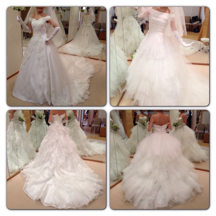 13 2 24 ドレス試着 ハツコエンドウウェディングス銀座本店 Megblog 結婚式 披露宴 帝国ホテル 準備ブログ