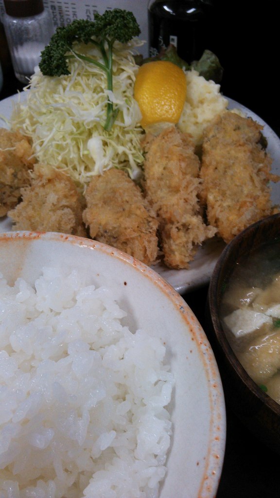 とんかつ宇田川（カキフライ）→遠州名物しらす玉子ご飯（ホテル玄浜松インター）静岡県_b0100489_10151828.jpg