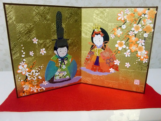 ちぎり絵のお雛様 : シャムネコモモの日記
