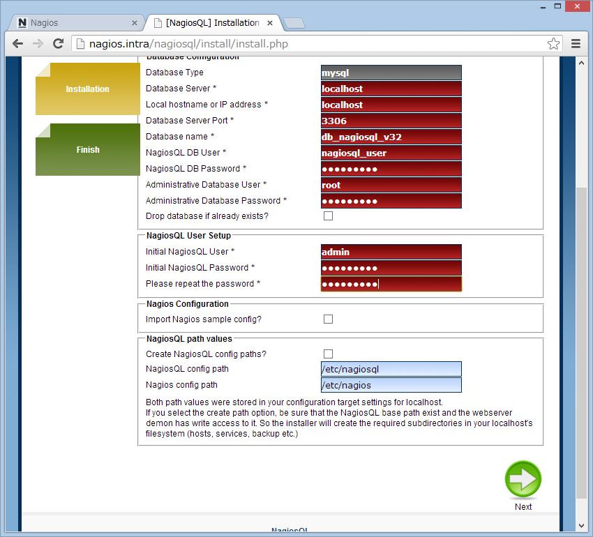 nagiosQL を SUSE Linux にインストール_a0056607_15325995.jpg