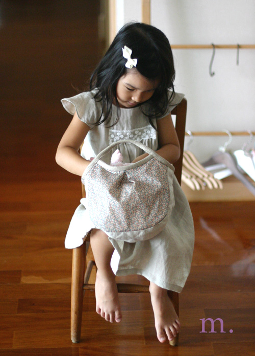 リネンのおでかけワンピース　linen onepiece_a0213525_18302991.jpg