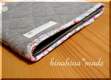 タブレットケース Hinahina Made ハンドメイドのある暮らし 手作り布おむつ 布ナプキン