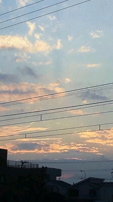 ご褒美夕焼け・・・_f0152875_2158514.jpg