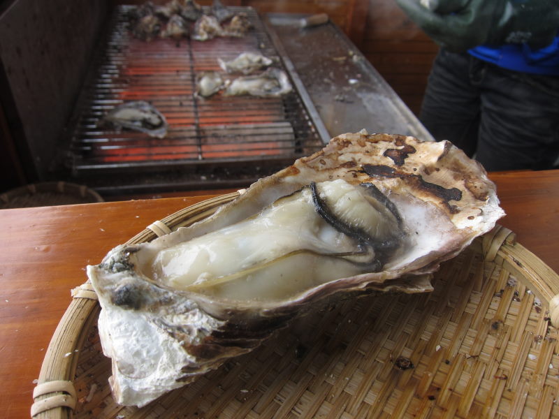 いよいよ牡蠣へ。まずは焼き牡蠣！室津-牡蠣料理ずくしサイクリング⑤_e0138081_9293984.jpg