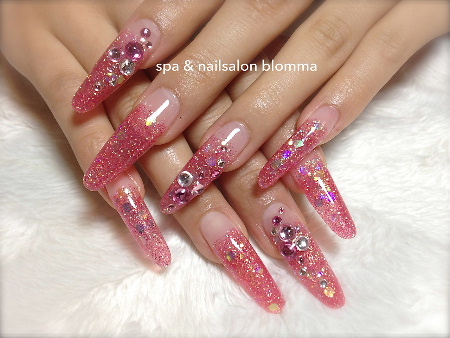 アクリル☆ロングスカルプnail_a0233305_03048.jpg