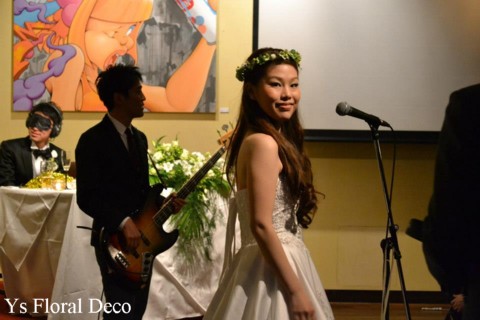 緑色の花冠 セントジェームズ迎賓館の新婦さんへ_b0113510_22313578.jpg