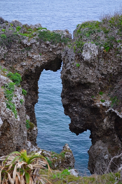 【沖縄】⑩　溶岩島の奇岩「万座毛」_e0237645_15185925.jpg