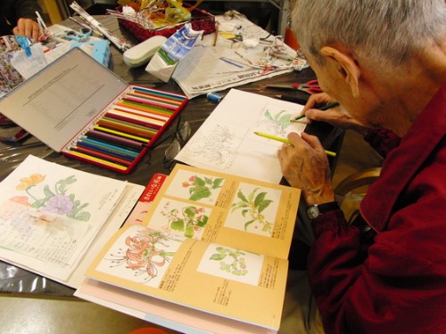 色鉛筆画 ~ O様 植物展 ~_e0222340_15111433.jpg