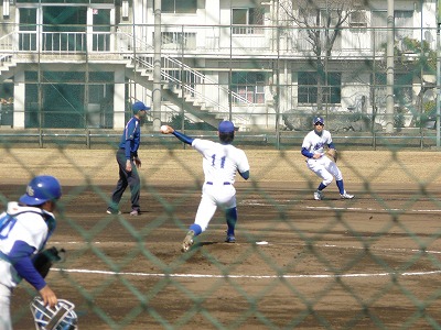 日体大対駒澤大 3月9日 オープン戦・前半_b0166128_18194944.jpg