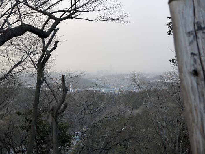 黄砂ではなく煙霧で夕日、富士、ランドマークが霞む：3・10_c0014967_1936484.jpg