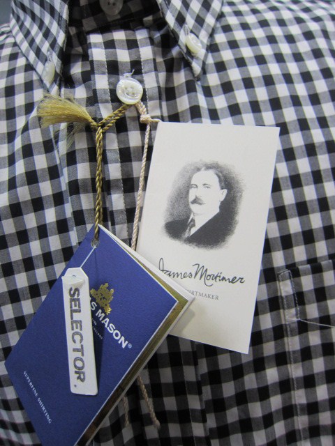 西の横綱！★？　James Mortimer ･･･ Slim Fit B/D SHIRTS！！_d0152280_715020.jpg