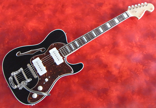 「Satin BlackのHollow T with Bigsby 2本目」が完成~!_e0053731_1602080.jpg