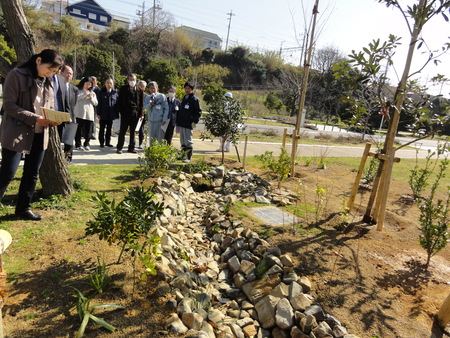 せんなん里海公園人工磯浜検討会（カニの道視察）_c0108460_21521399.jpg