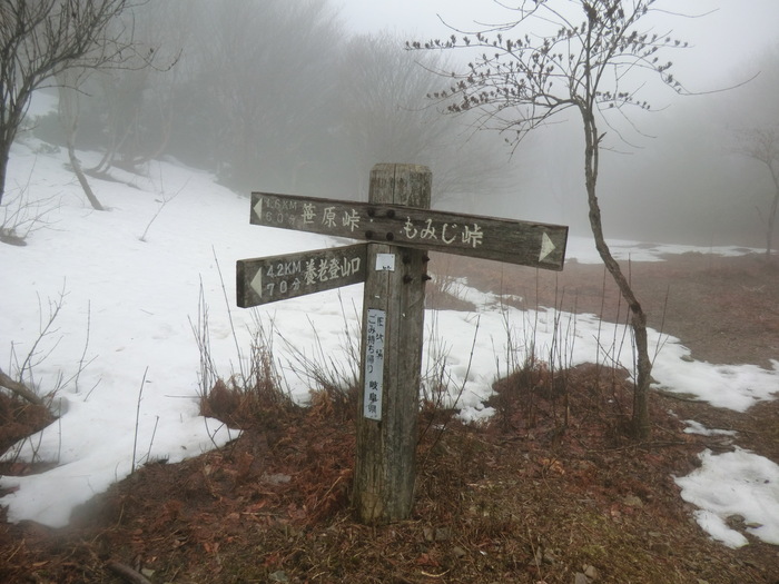 No277 寒冷前線通過・悪天の養老山地へ_b0185573_19123614.jpg