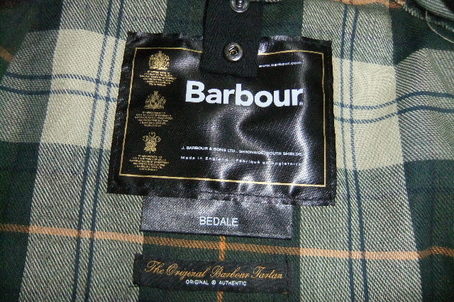 Barbour  バブアービデイル 34。_d0133791_12345097.jpg