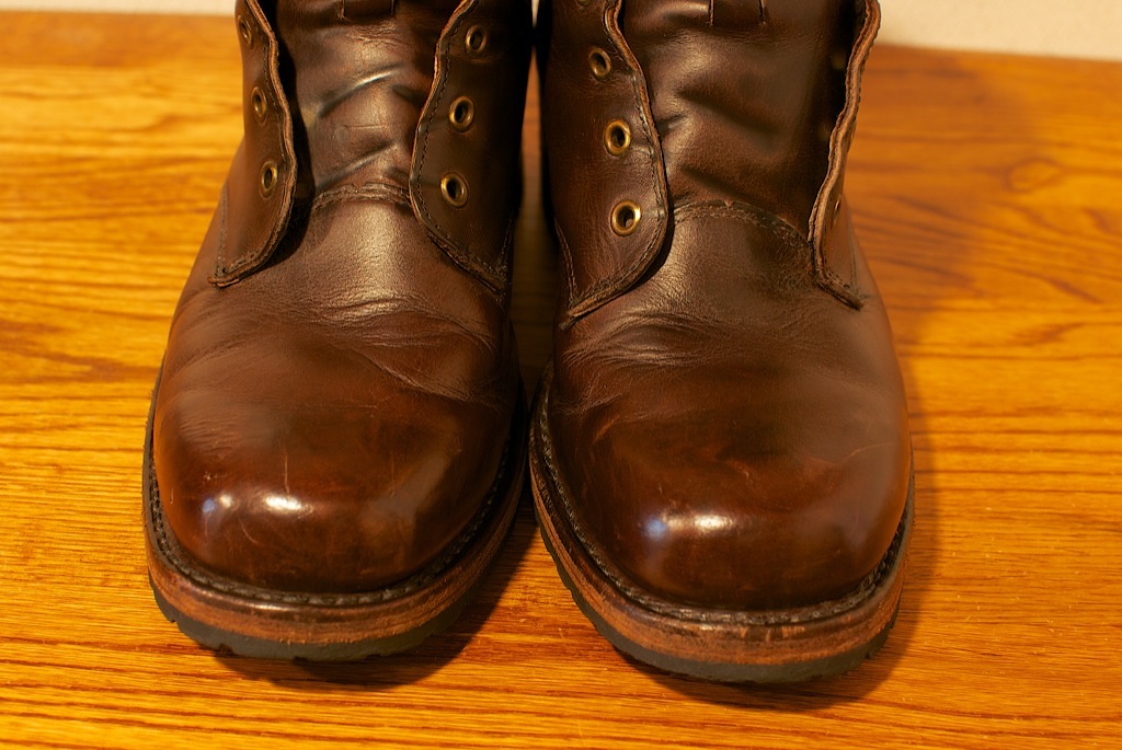 ブーツのお手入れ。 FRYE ワークブーツ_b0168993_12463.jpg