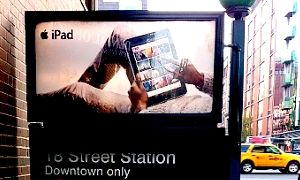NYの地下鉄で見かけたiPadの新しい広告ポスター、Elementary._b0007805_2043148.jpg