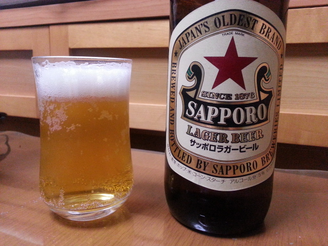 今夜のビールVol.33　サッポロラガービール（赤星）大瓶￥315_b0042308_0275718.jpg