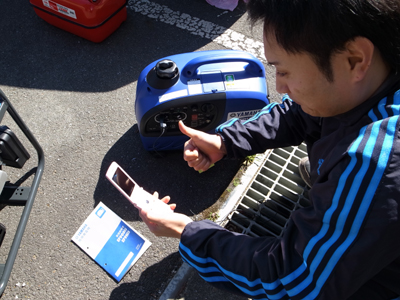 発電機を試運転_a0154110_14471251.jpg