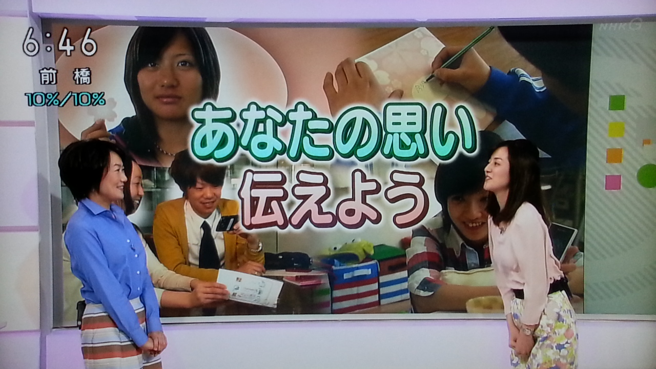 お誕生日おめでとう！　NHKおはよう日本　まちかど情報室_b0042308_243479.jpg