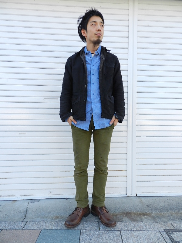 Italian army chambray shirts dead stock snaps_f0226051_2123461.jpg