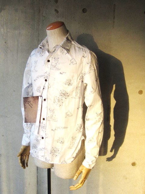 BIRVIN UNIFORM ・・・ WHITE PRINT L/S SHIRTS!★! 洒落とんしゃ~♪♪♪_d0152280_21261768.jpg