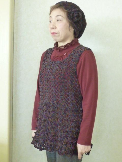 木曜手編み無料講習のみなさんの作品_d0156706_1492749.jpg