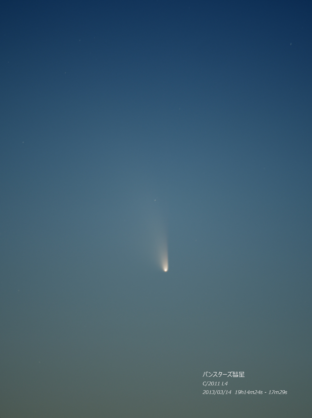 またまたパンスターズ彗星_e0174091_11253670.jpg