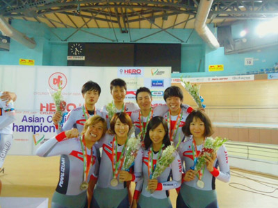 金栄堂サポート:日本体育大学自転車競技部・小島蓉子選手アジア選手権ご報告&インプレッション!_c0003493_904594.jpg