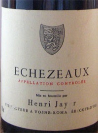 ブルゴーニュの神　アンリ　ジャイエ　　エチケット Henri Jayer Bourgogne Passetoutgrain(アンリ・ジャイエ