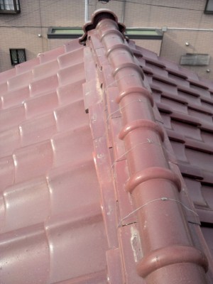 板橋区赤塚で瓦屋根修理。_c0223192_1993456.jpg