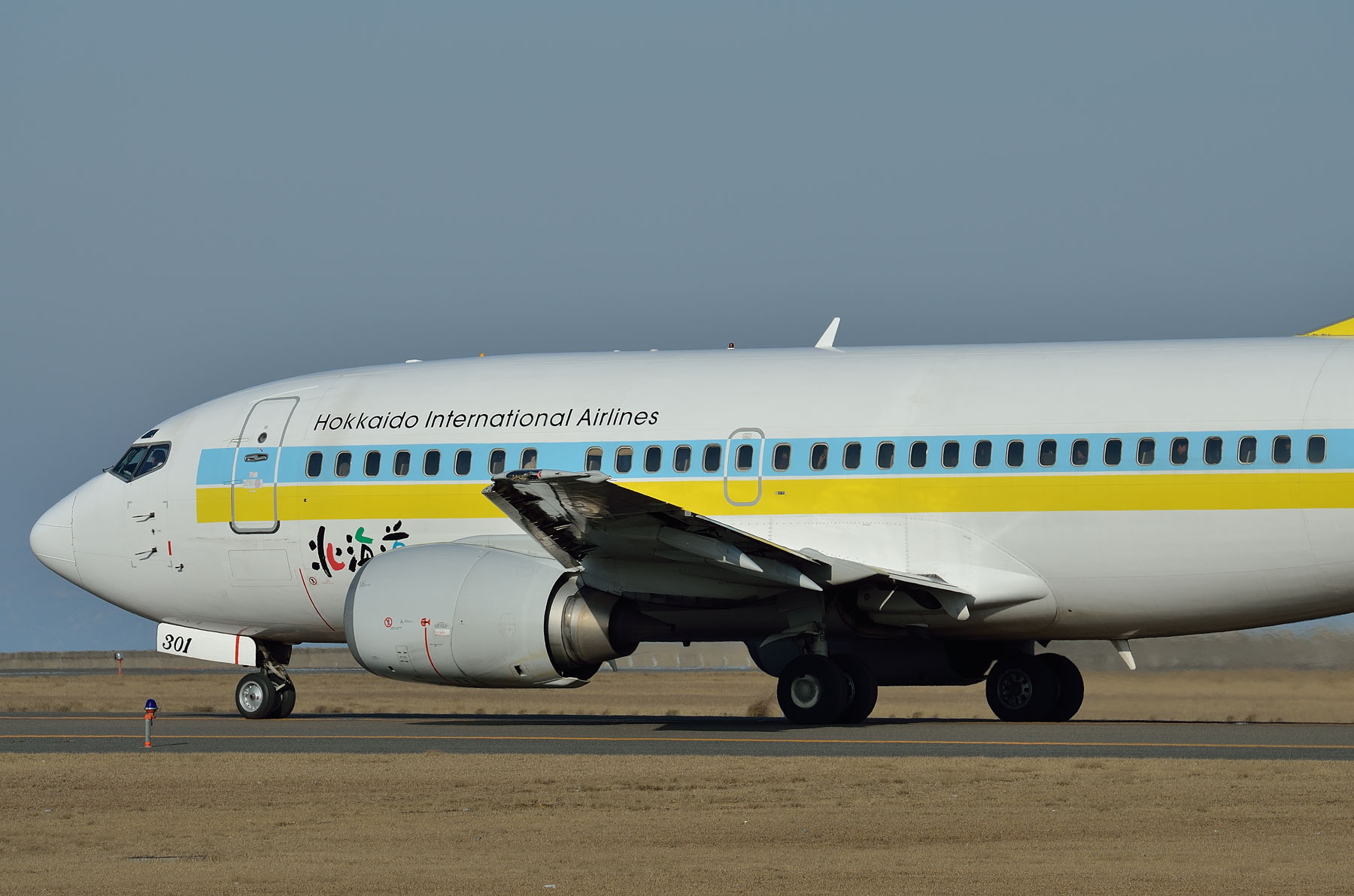 BOEING 737-500 / JA301K : SKY LOUNGE GARDEN -transporter side- BOEING 737-500 / JA301K : SKY LOUNGE GARDEN -transporter side-