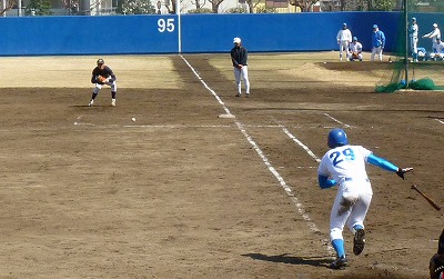 鷺宮製作所対青学大 3月16日 オープン戦 前半_b0166128_10111577.jpg