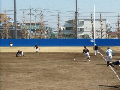 鷺宮製作所対青学大 3月16日 オープン戦 前半_b0166128_10342546.jpg