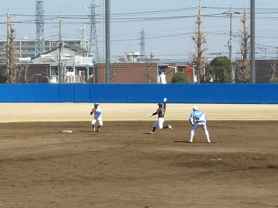 鷺宮製作所対青学大　３月１６日　オープン戦　前半_b0166128_10351246.jpg