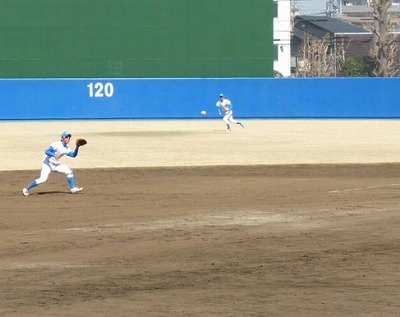 鷺宮製作所対青学大　３月１６日　オープン戦　後半_b0166128_1456250.jpg