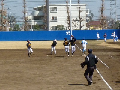 鷺宮製作所対青学大　３月１６日　オープン戦　後半_b0166128_1545977.jpg