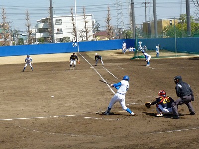 鷺宮製作所対青学大　３月１６日　オープン戦　後半_b0166128_17522775.jpg