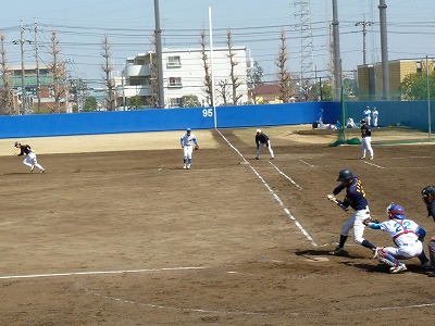 鷺宮製作所対青学大　３月１６日　オープン戦　後半_b0166128_18232033.jpg